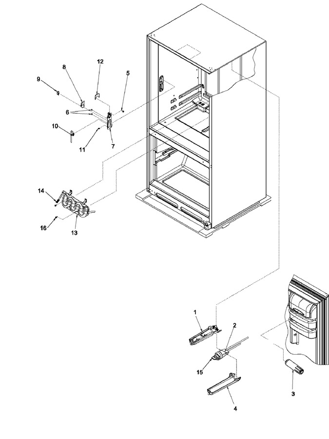 Diagram for KBRA20ELWH0 (BOM: PKBRA20ELW0)