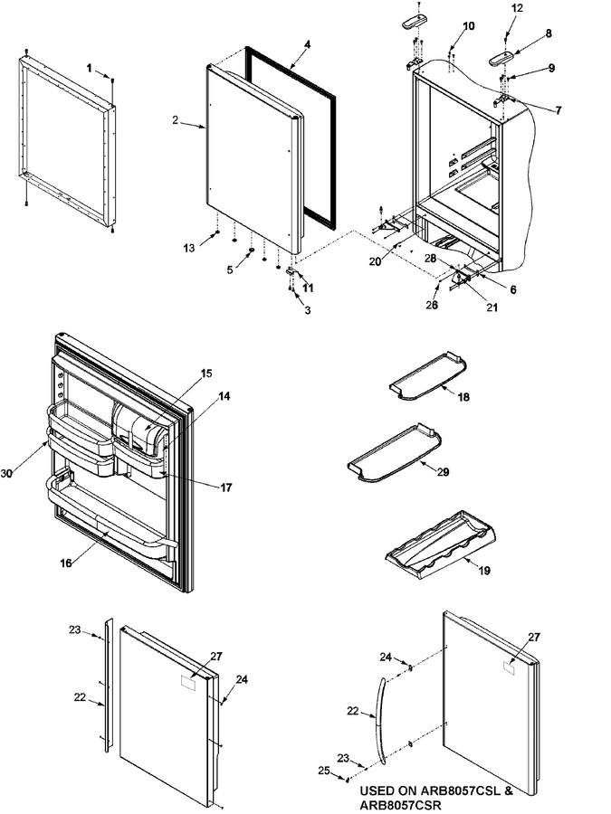 Diagram for ARB8057CSR (BOM: PARB8057CS3)