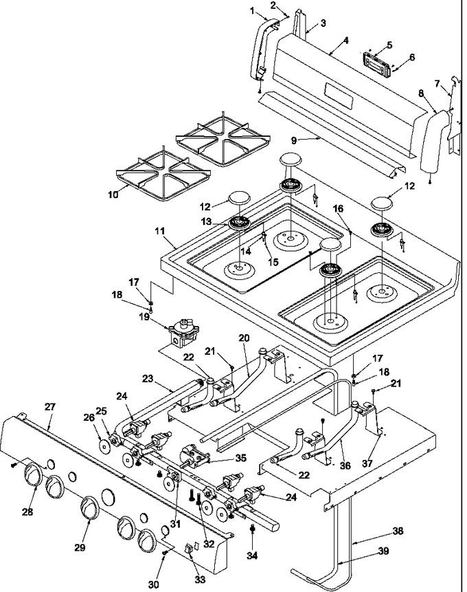 Diagram for ARG3600W (BOM: P1143336N W)