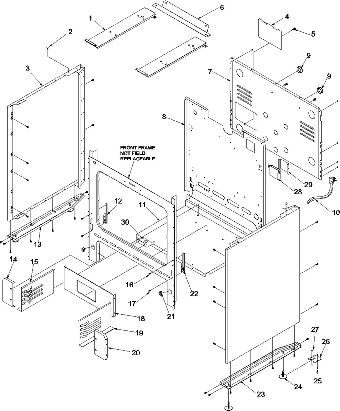 Diagram for ARG3600W (BOM: P1143362N W)