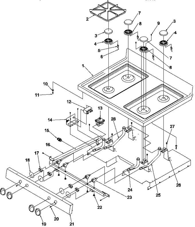 Diagram for ARG7301W (BOM: P1143328NWW)