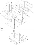 Diagram for 05 - Oven Door And Storage Door