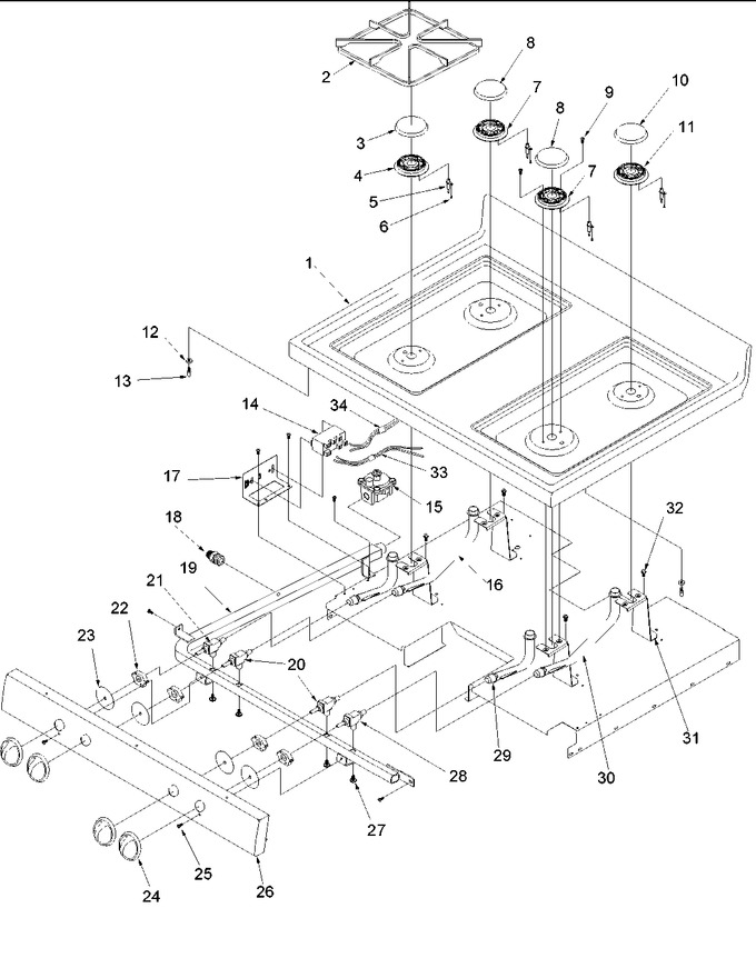 Diagram for ARG7303LL (BOM: P1143379NLL)