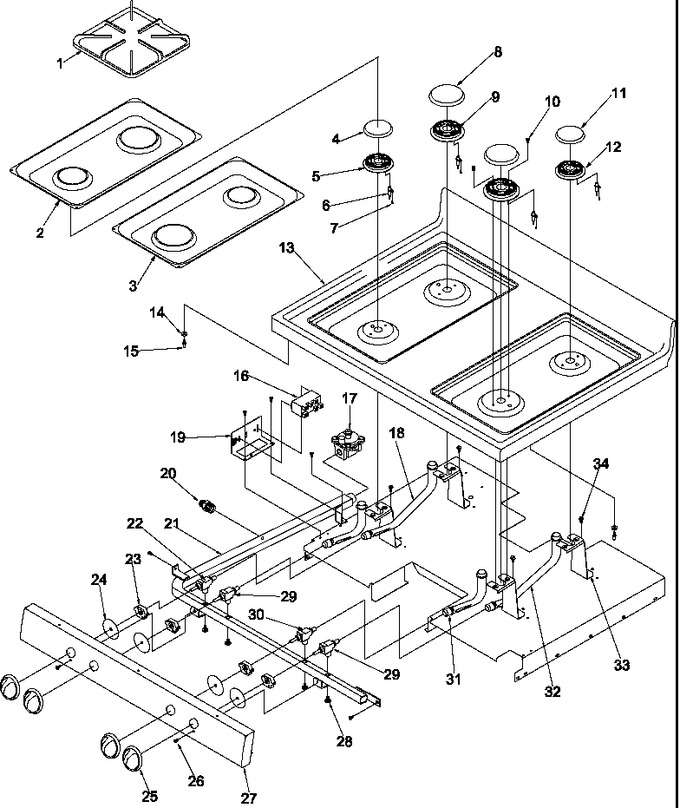 Diagram for ARG7600W (BOM: P1143332N W)