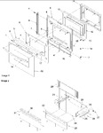 Diagram for 06 - Oven Door & Storage Drawer