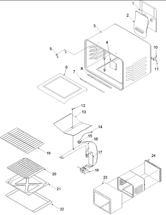 Diagram for ARO3400W (BOM: P1143335N W)