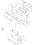 Diagram for 04 - Oven Door And Storage Drawer