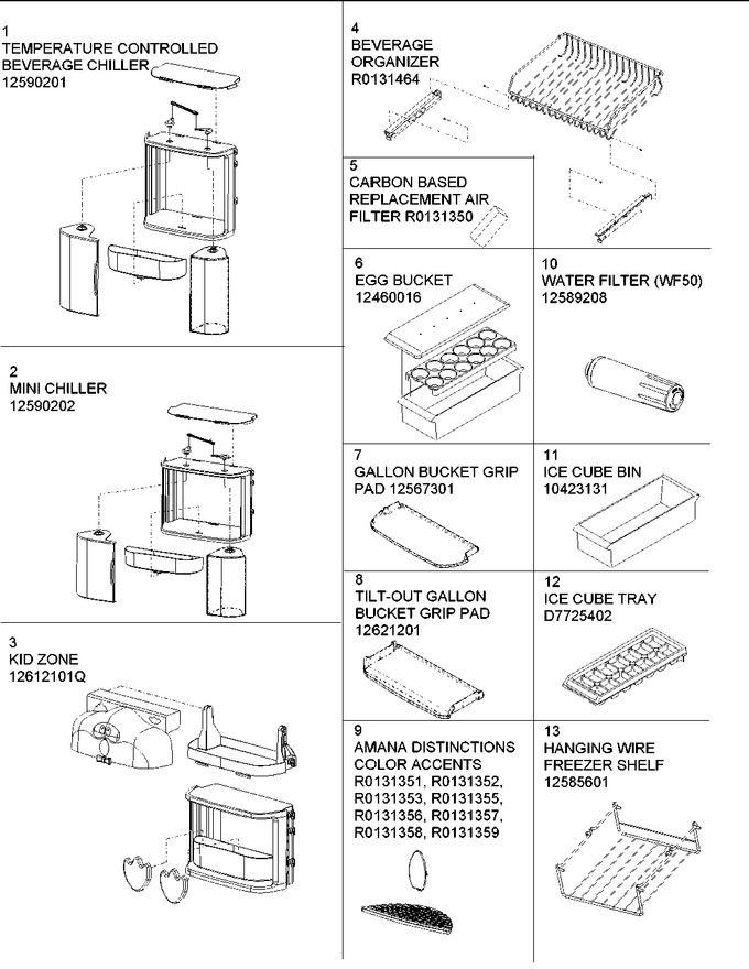 Diagram for ARS2664BC (BOM: PARS2664BC0)