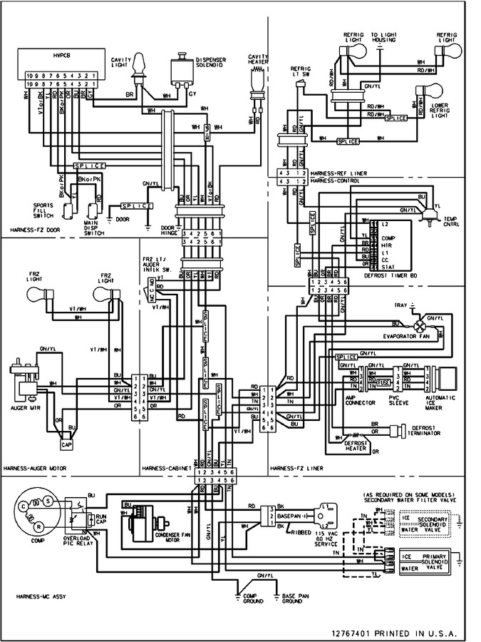 Diagram for ARSE66ZBW (BOM: PARSE66ZBW1)