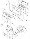 Diagram for 05 - Oven Door And Storage Drawer