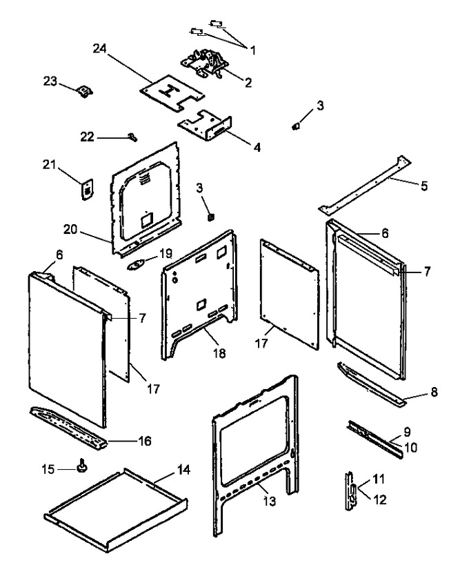 Diagram for ART6600WW (BOM: P1142640NWW)
