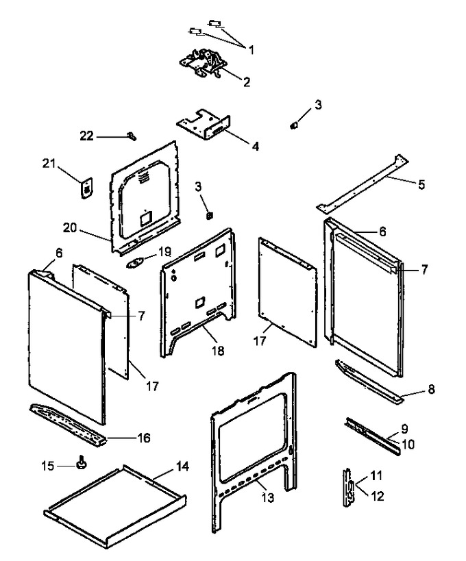Diagram for ARTC7600E (BOM: P1142684N E)