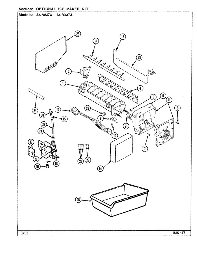 Diagram for AS20M7W (BOM: DN01A)