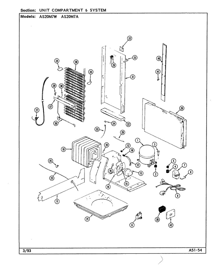 Diagram for AS20M7W (BOM: DN01A)