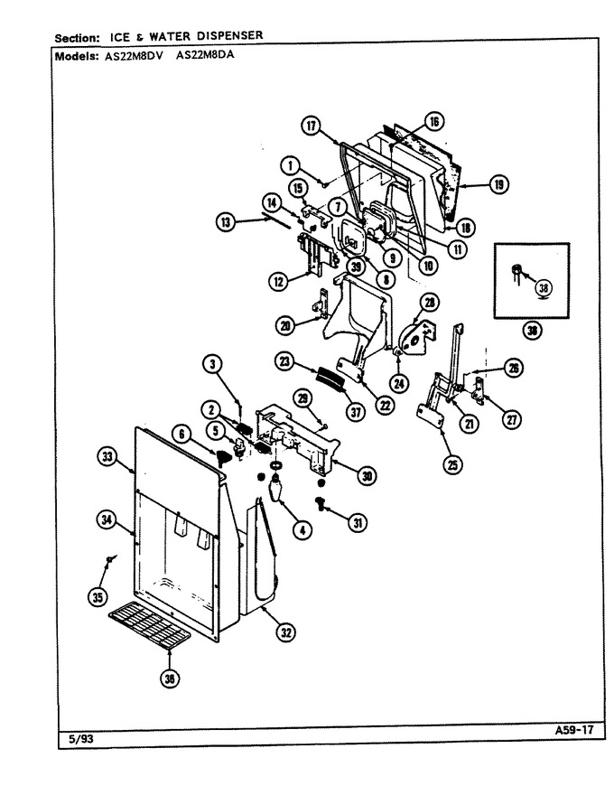 Diagram for AS22M8DV (BOM: DN34A)