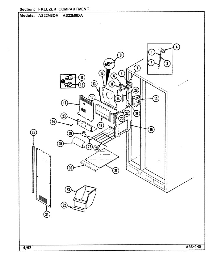 Diagram for AS22M8DA (BOM: DN34A)