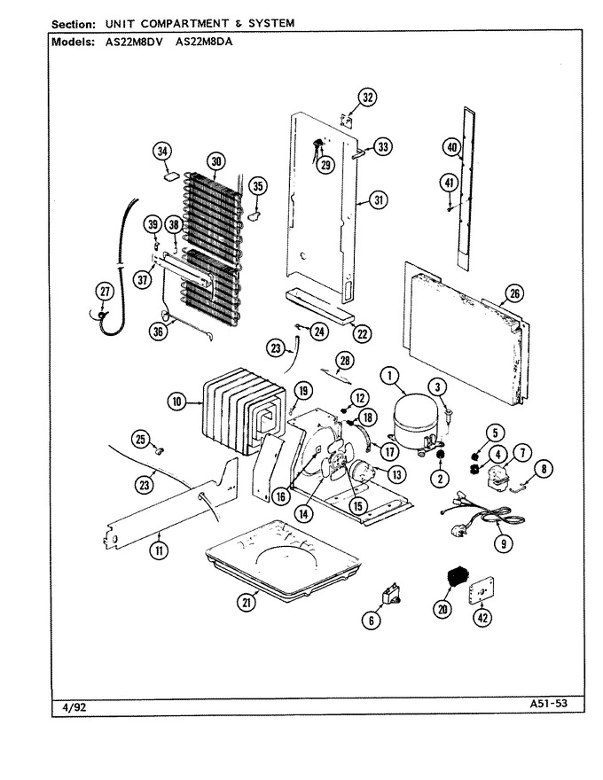 Diagram for AS22M8DV (BOM: DN33A)