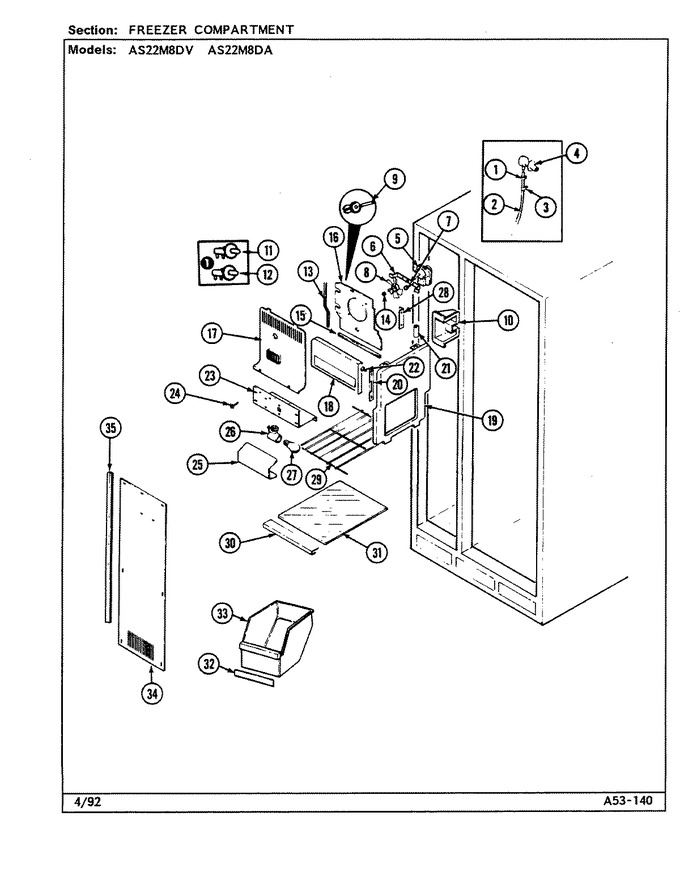 Diagram for AS22M8DA (BOM: DN34C)