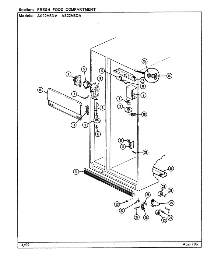 Diagram for AS22M8DA (BOM: DN34D)