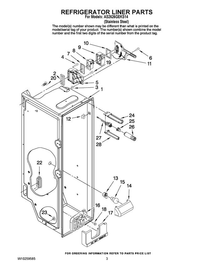 Diagram for AS2626GEKS14