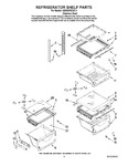 Diagram for 03 - Refrigerator Shelf Parts