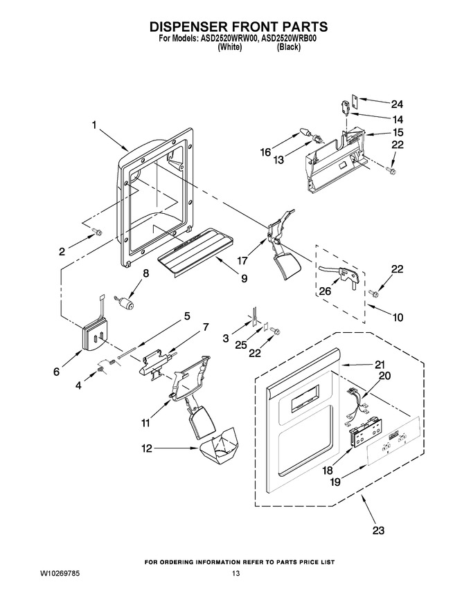 Diagram for ASD2520WRW00