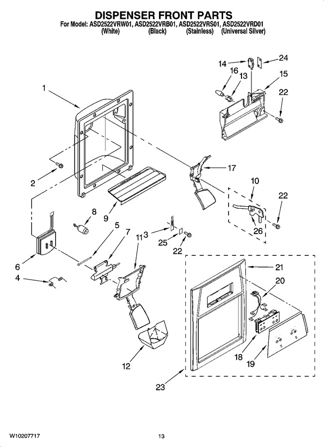 Diagram for ASD2522VRB01