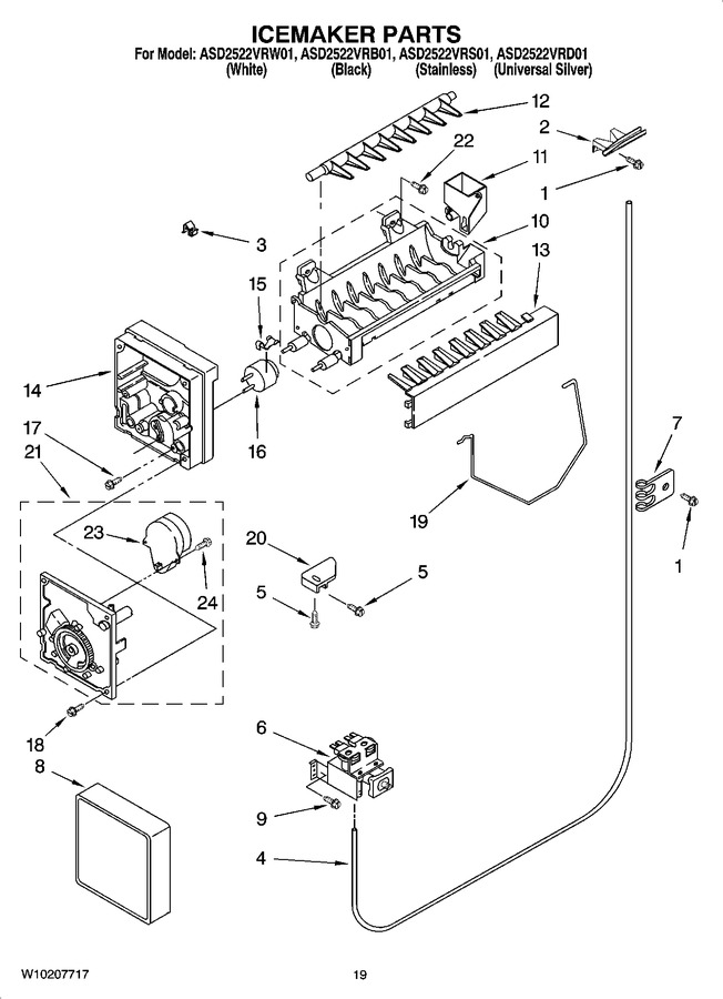 Diagram for ASD2522VRB01