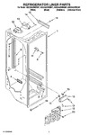 Diagram for 02 - Refrigerator Liner Parts