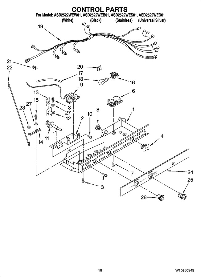 Diagram for ASD2522WEW01