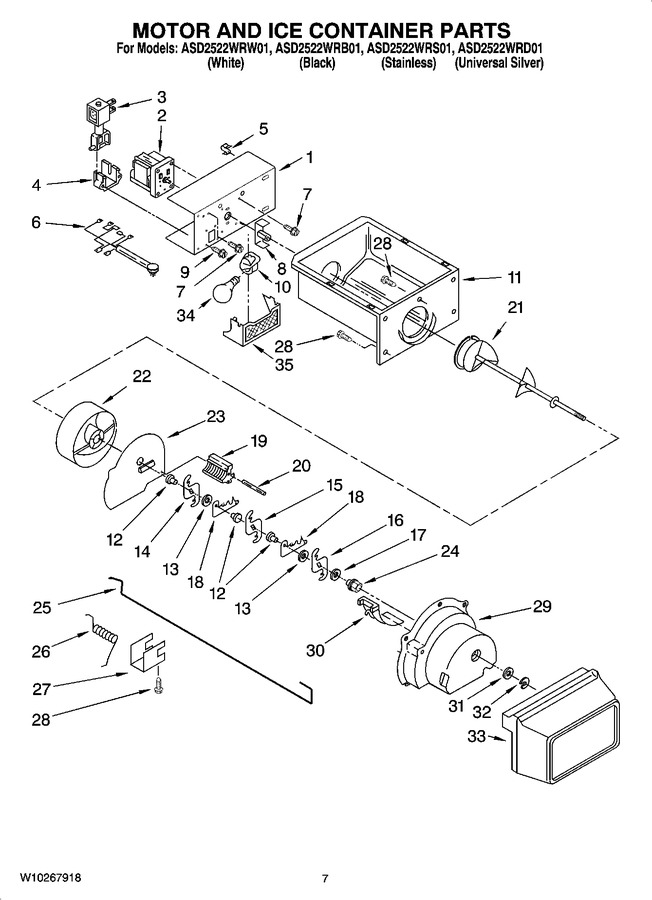 Diagram for ASD2522WRS01