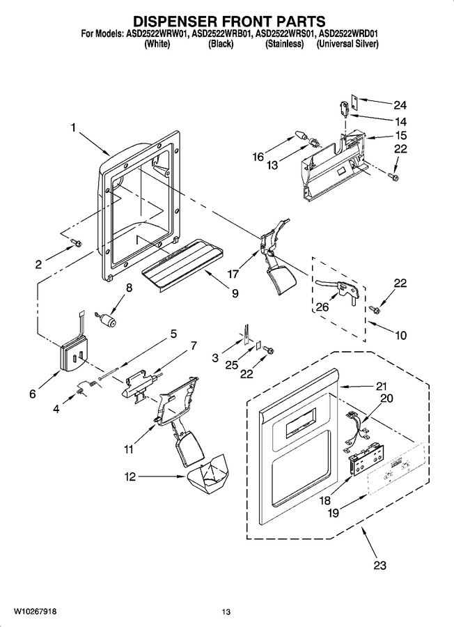 Diagram for ASD2522WRB01