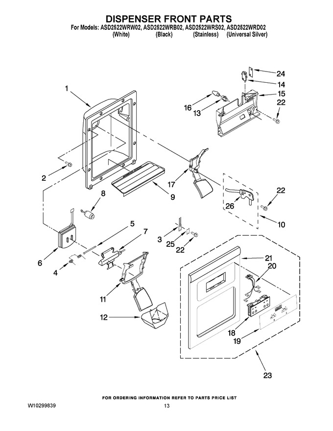 Diagram for ASD2522WRD02
