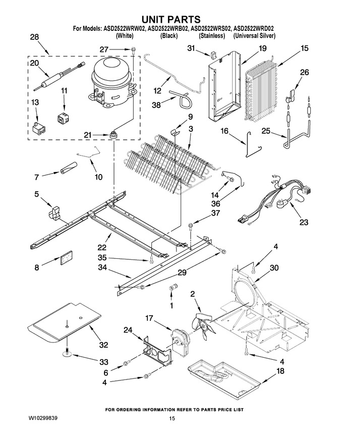 Diagram for ASD2522WRW02