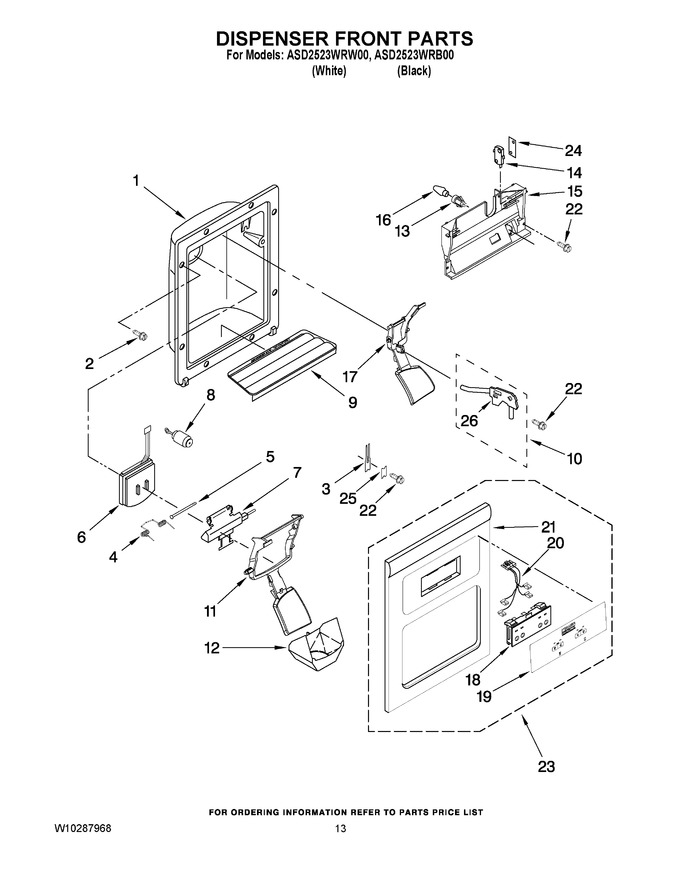 Diagram for ASD2523WRW00