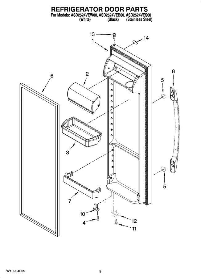 Diagram for ASD2524VES00
