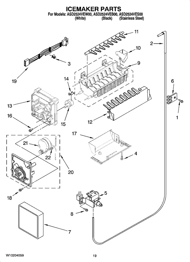 Diagram for ASD2524VES00