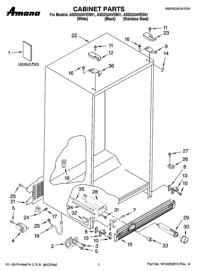 Diagram for ASD2524VES01