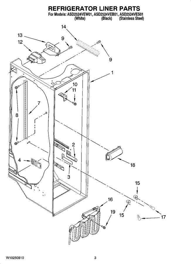 Diagram for ASD2524VES01