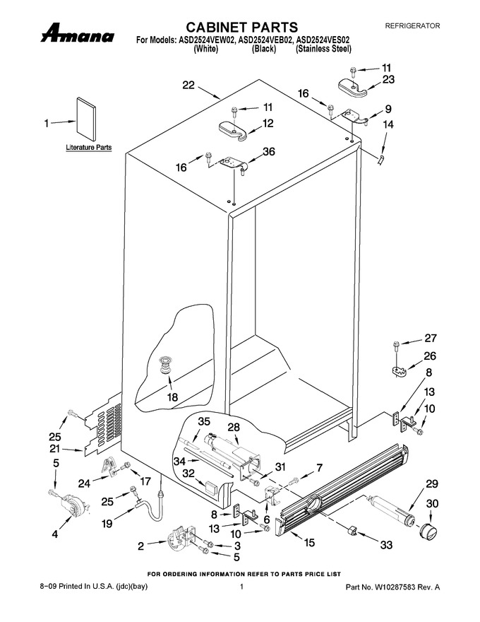 Diagram for ASD2524VES02