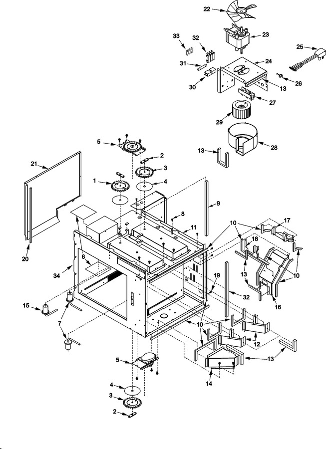 Diagram for KFC2 (BOM P1330113M)