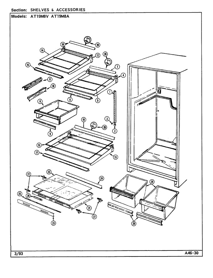 Diagram for AT19M8V (BOM: DA53A)