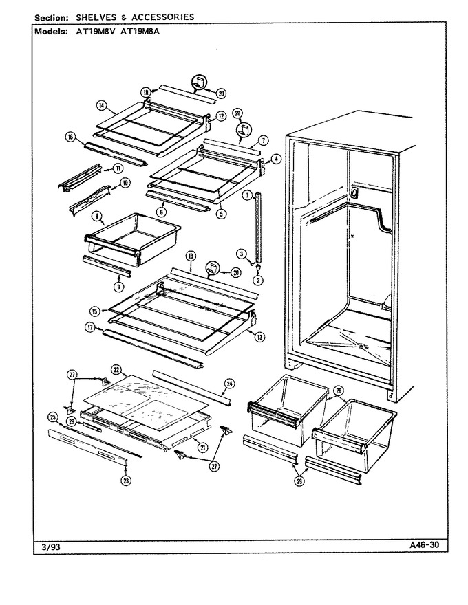Diagram for AT19M8A (BOM: DE56A)