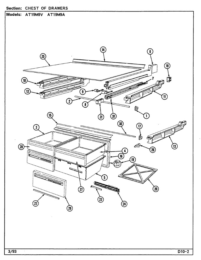 Diagram for AT19M9V (BOM: DE53A)