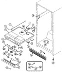Diagram for 02 - Fresh Food Compartment