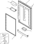 Diagram for 05 - Fresh Food Door