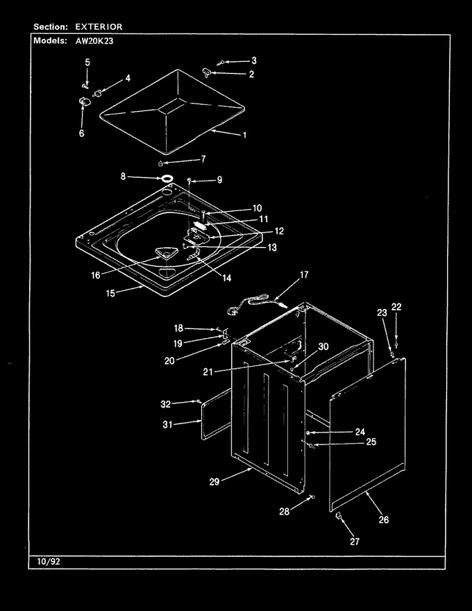 Diagram for AW20K23W