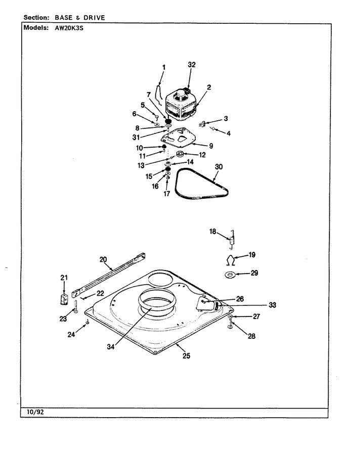Diagram for AW20K3AS