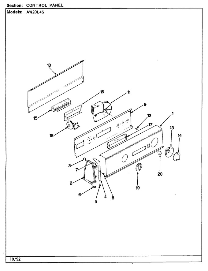 Diagram for AW20L4WS