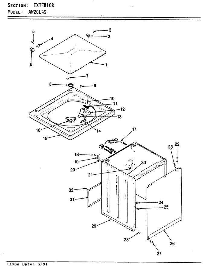 Diagram for AW20L4WS